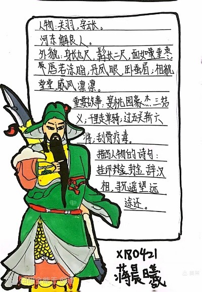 (三国人物资料卡怎么做)如何制作三国英雄人物卡：详细步骤与创意技巧分享